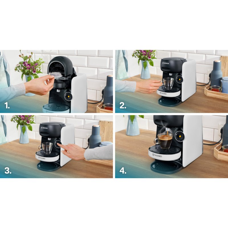 Bosch TAS164E coffee maker Fully-auto Capsule coffee machine 0.7 L