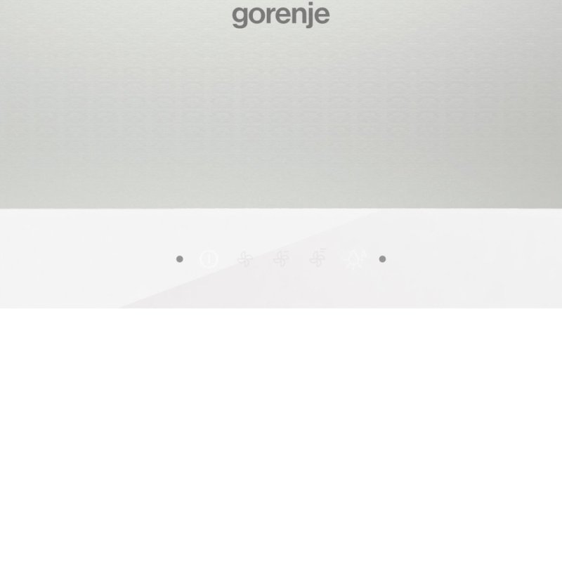 Gorenje WHT6SYW Montée au mur Blanc 650 m³/h