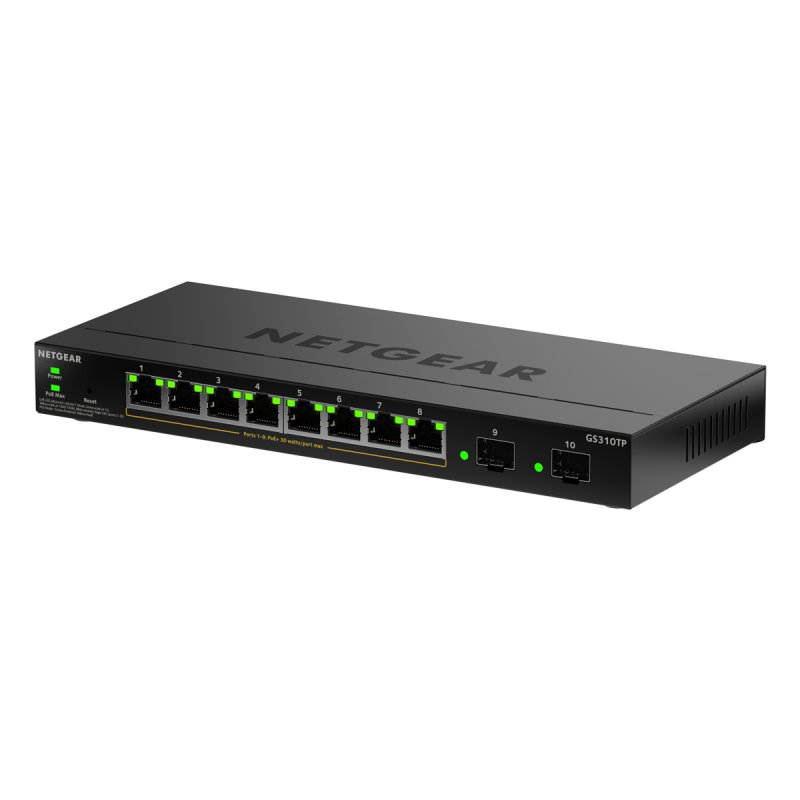 NETGEAR S350 8P GE POE SMART SWITCH