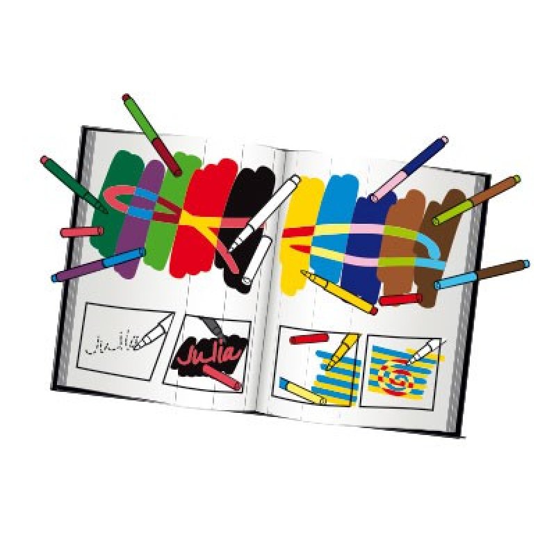 Malinos 300005 felt pen Multicolour 12 pc(s)