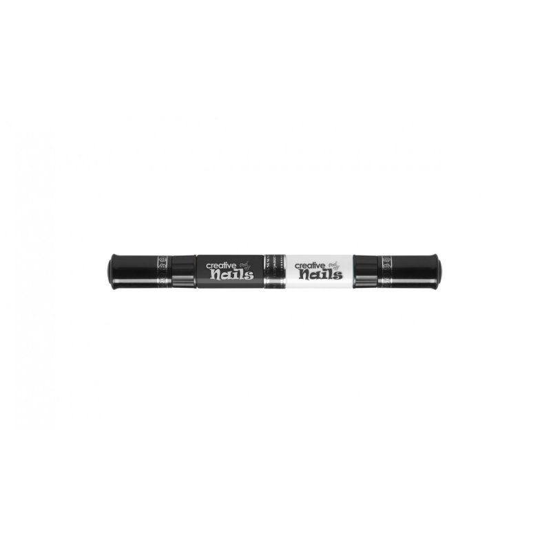 Amewi 303000 Stylo d'art pour ongles Noir, Blanc