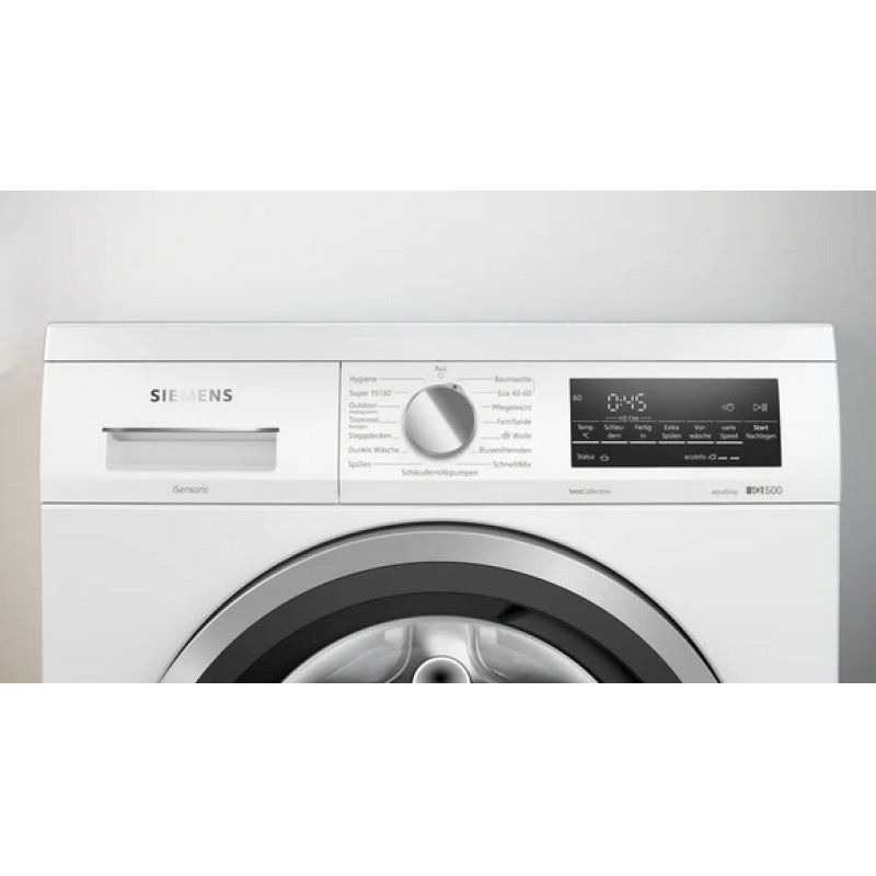 Siemens iQ500 WU14UTG1 machine à laver Charge avant 8 kg 1400 tr/min Blanc