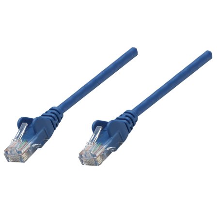 Intellinet Network Patch Cable, Cat6, 1.5m, Blue, Copper, S/FTP, LSOH / LSZH, PVC, RJ45, Gold Plated Contacts,