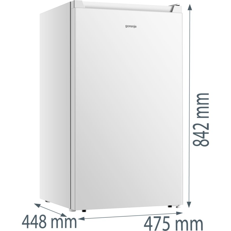 Gorenje F39EPW4 Congélateur vertical Pose libre 61 L Blanc