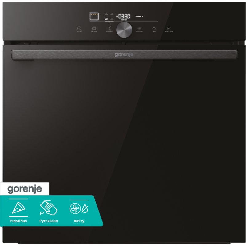 Gorenje GO66EPIZZA350C EB-Backofen A 77L 23 Heizarten PizzaPlus