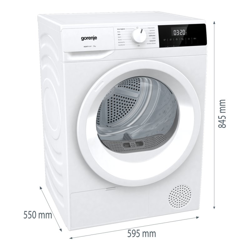 Gorenje DHNE72 Wärmepumpentrockner D 7kg TwinAir