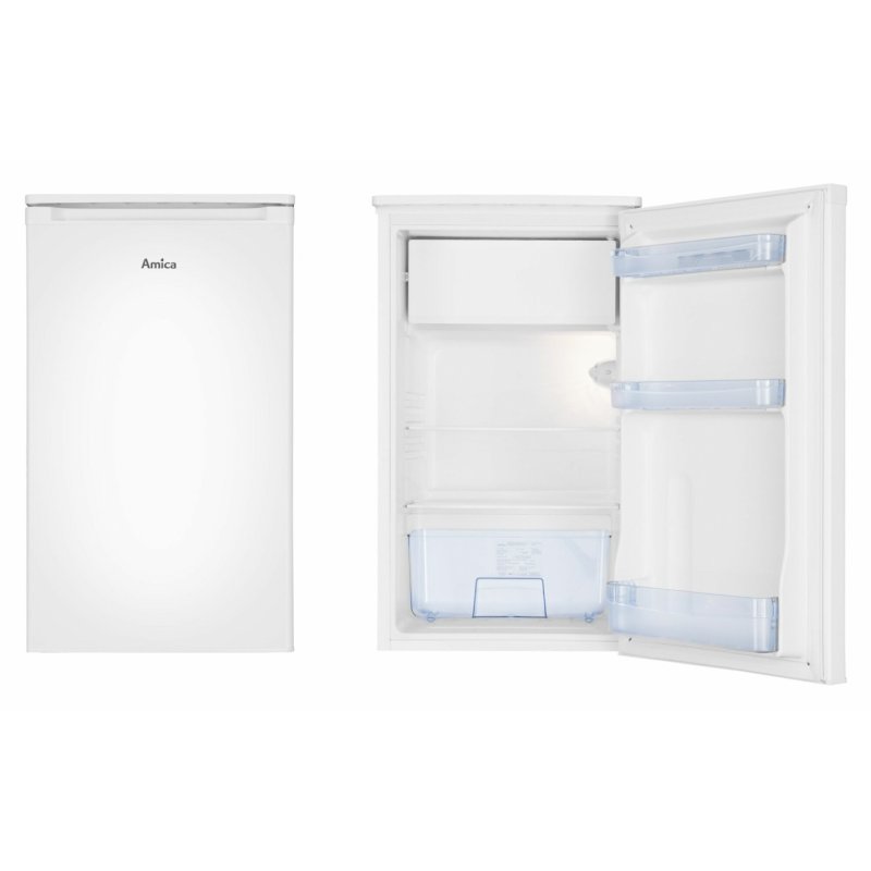 Amica KS 361 155 W combi-fridge Freestanding 83 L White