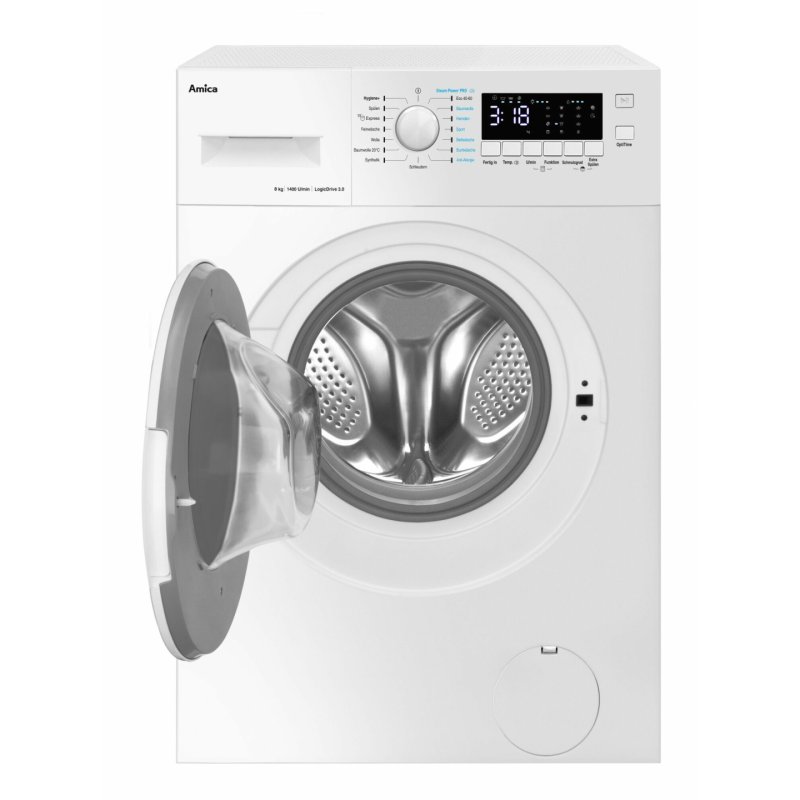 Amica WA 484 082 machine à laver Charge avant 8 kg 1350 tr/min Blanc