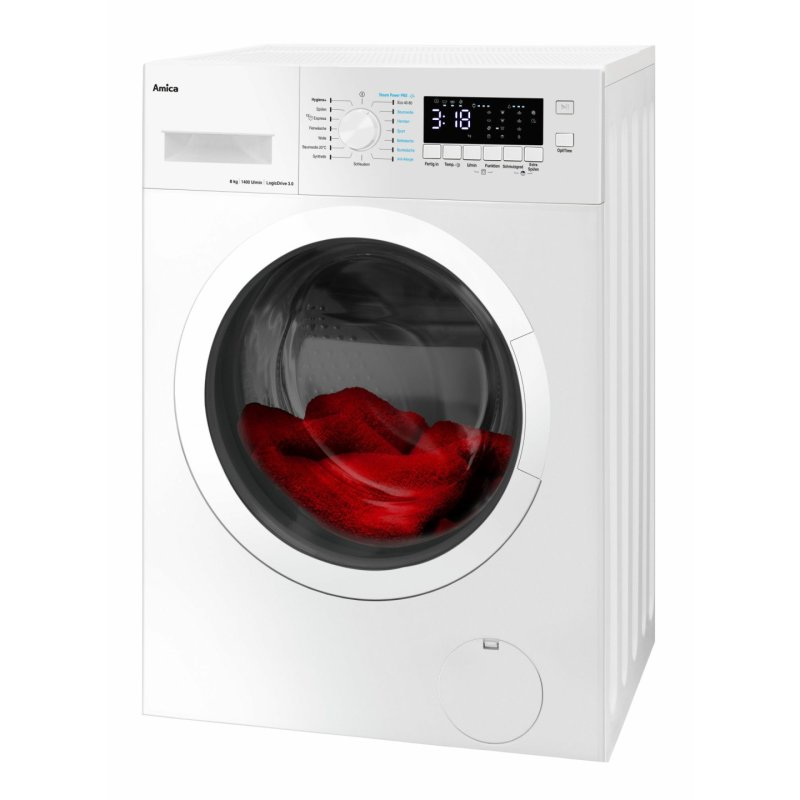 Amica WA 484 082 washing machine Front-load 8 kg 1350 RPM White