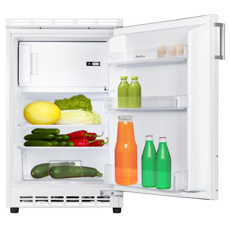 Amica UKSD 361 951 frigo combine Intégré 82 L Blanc