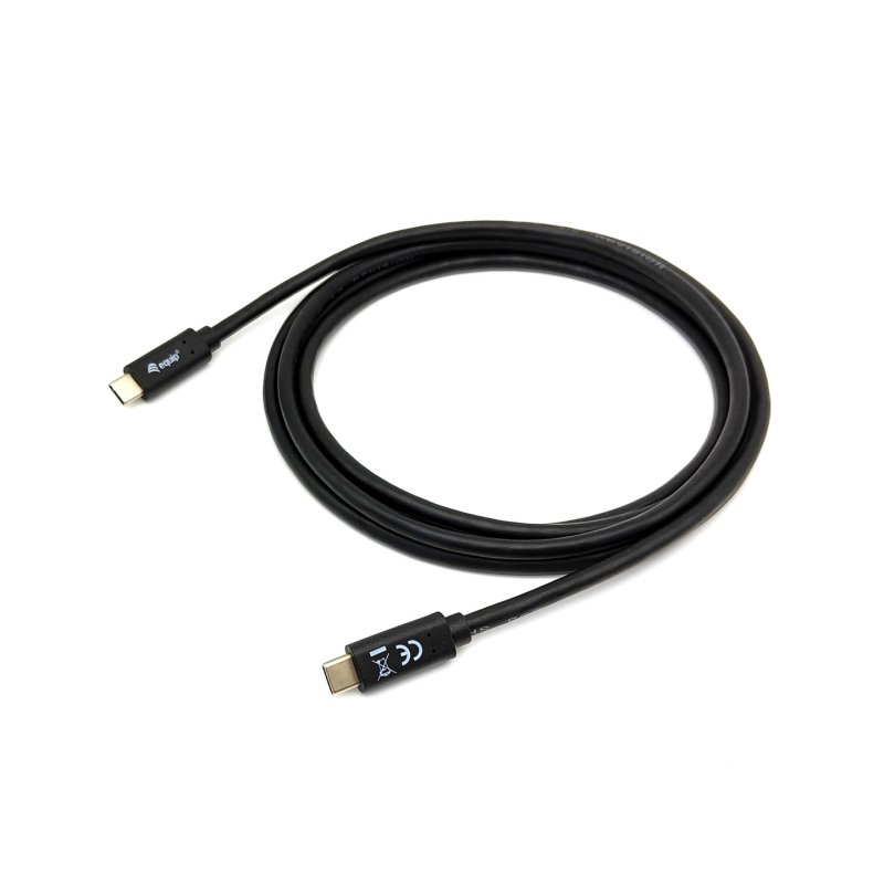 Equip USB 3.2 Gen 1 C to C cable, 0.5m, PD 60W, 5Gbps, Black