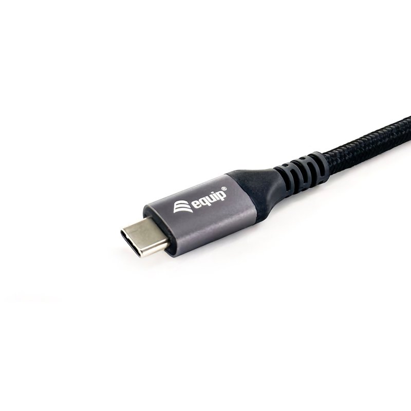 Equip USB 4 C to C Cable, 0.5m, PD3.1 240W, 8K/60Hz, 40Gbps, Black