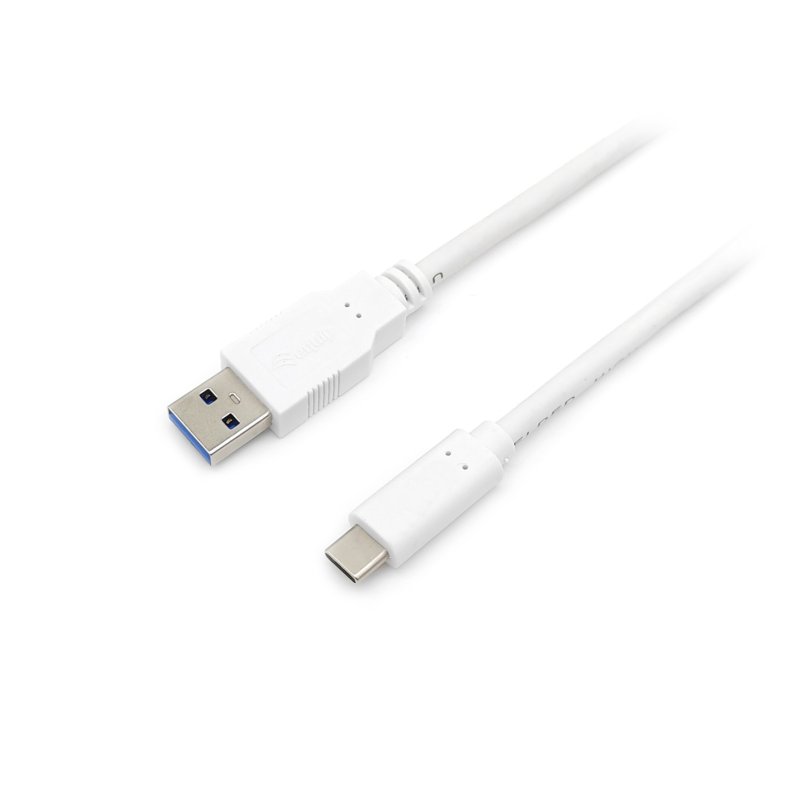 Equip 128366 câble USB USB 3.2 Gen 1 (3.1 Gen 1) 0,5 m USB C USB A Blanc