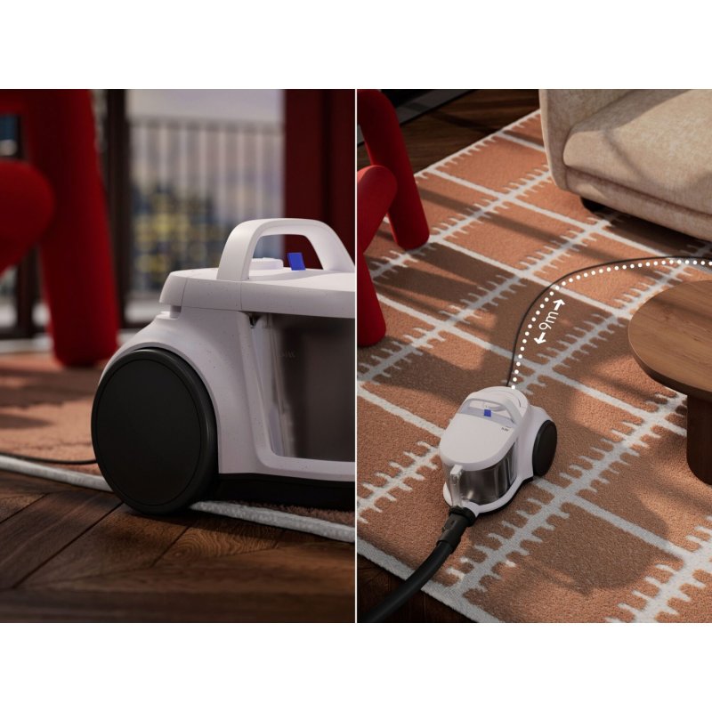 AEG AL51C2SW 2 L Aspirateur réservoir cylindrique Sec 1000 W Sans sac