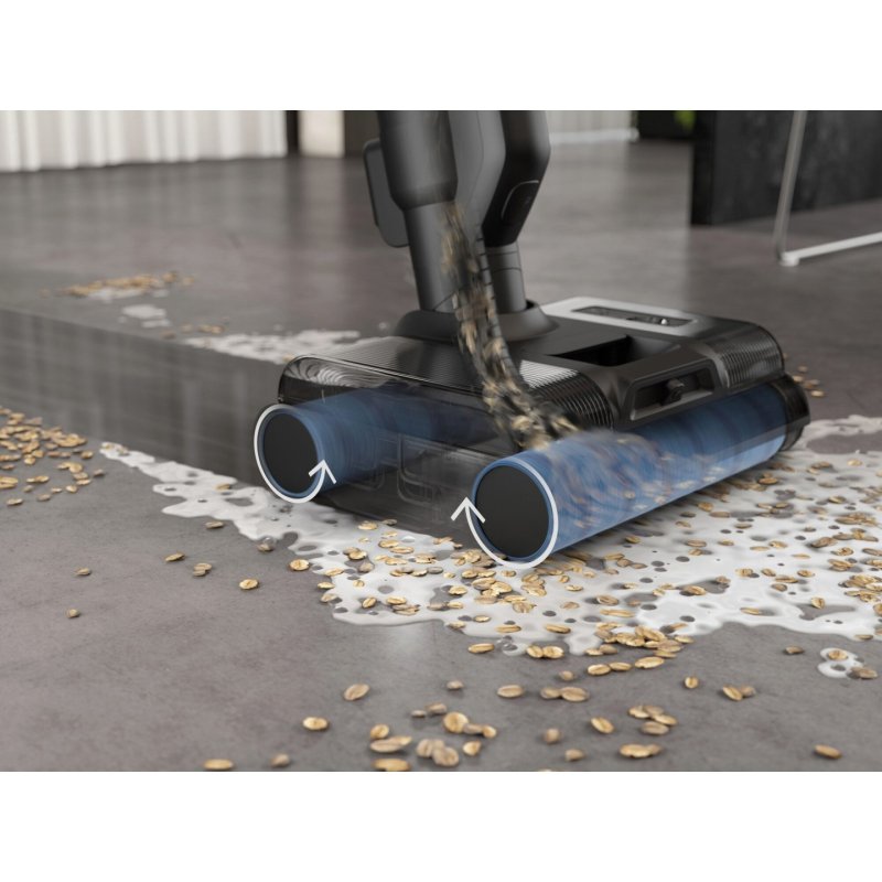 AEG AW82U2DG Battery Dry&wet Bagless Grey, Stainless steel 4.3 Ah