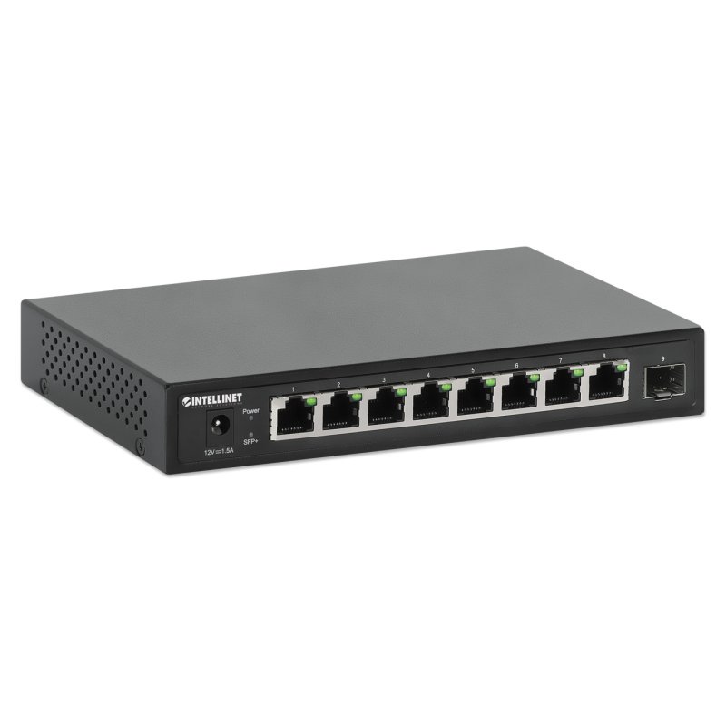 Intellinet 9 Port Switch 8 x 2.5G Ethernet-Ports and 1 SFP Uplink