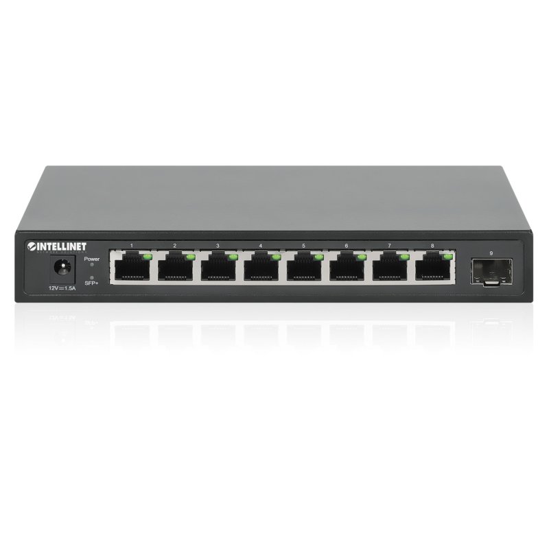 INTELLINET 8-Port 2,5G Switch 8xRJ45 1xSFP 