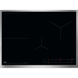 AEG TO74IB00UB Black, Stainless steel Built-in 69 cm Zone induction hob 4 zone(s)