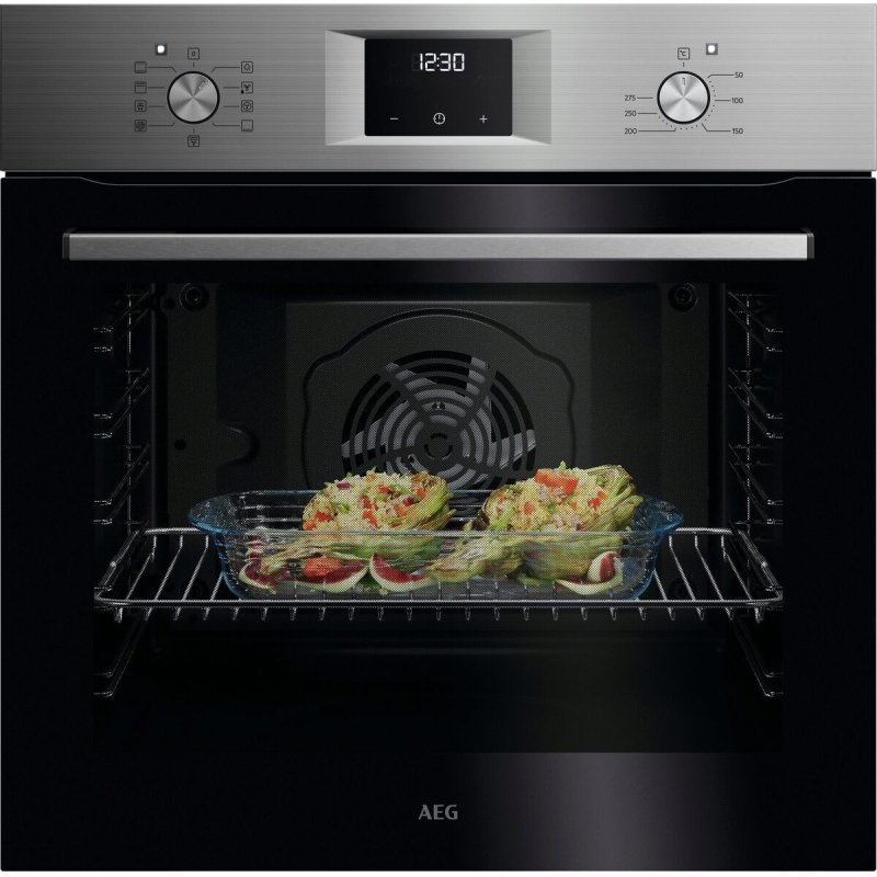 AEG OU5AB20SM Ed EB-Backofen A SurroundCook 65L Versenkknebel