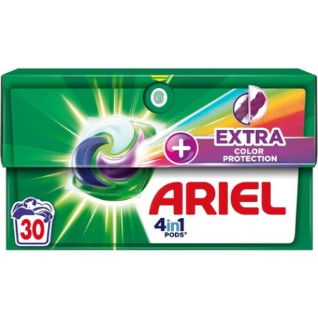 Ariel 4in1 Pods Liquid Laundry Detergent 30 Washes Extra Color