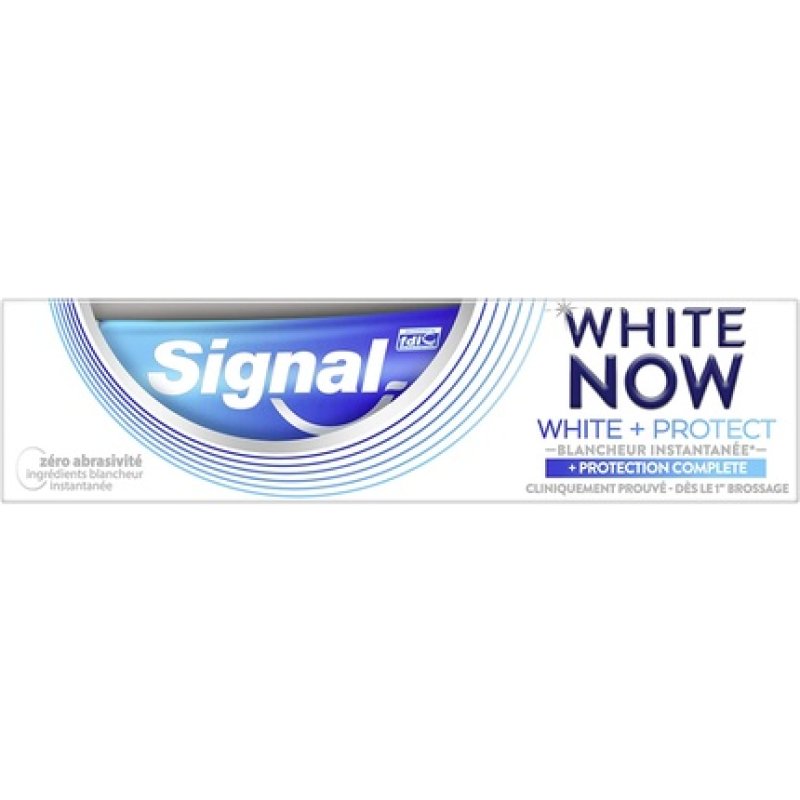 Signal White Now Dentifrice Blancheur White Protect Complete Protection Clinically Proven Formula 75ml