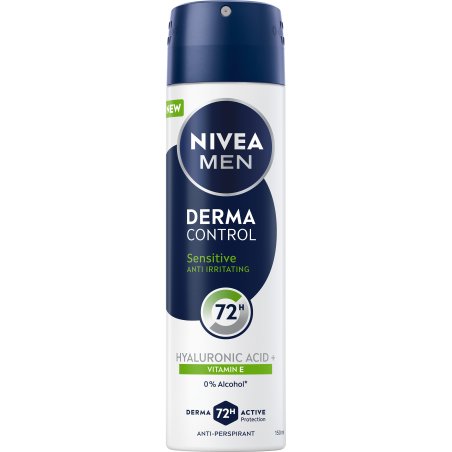 Nivea - Derma Control Sensitive Male Spray - 150 ml