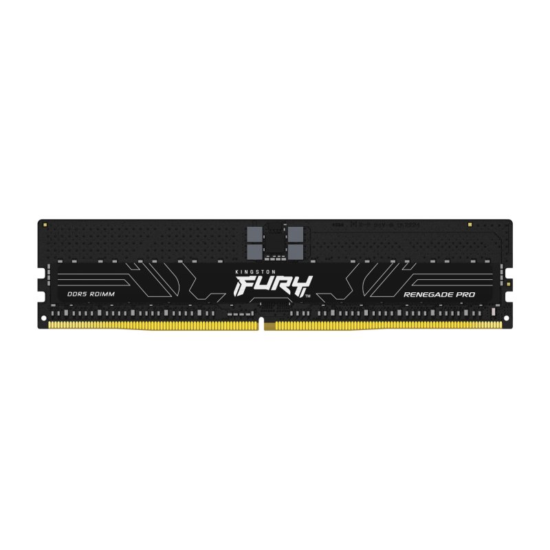 Kingston Technology FURY 128GB 7200MT/s DDR5 ECC Reg CL38 DIMM (Kit of 8) Renegade Pro Black