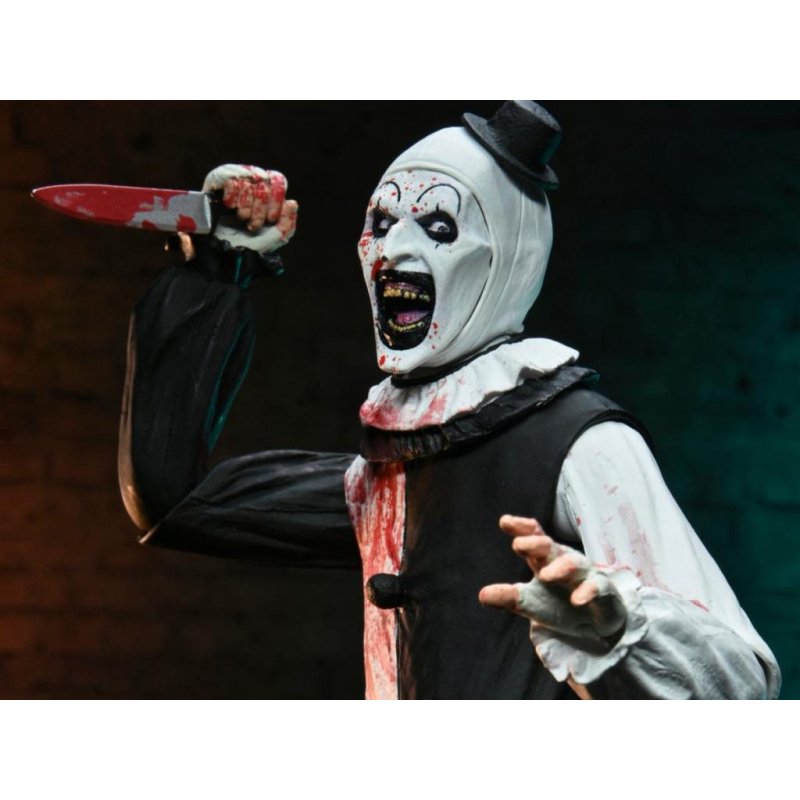 TERRIFIER 2 - Art The Clown "Blood Splattered" -Figurine Ultimate 17cm