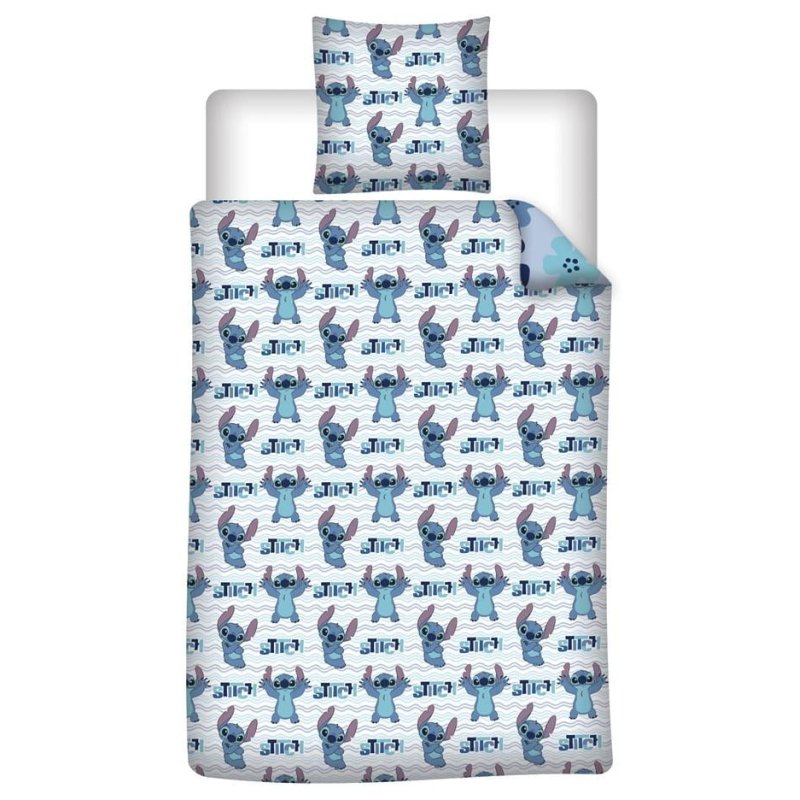 LILO & STITCH - Stitch - Parure de lit 140x200cm 65x65cm