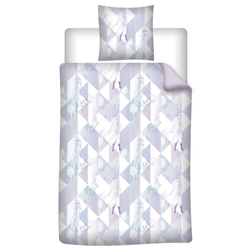 LA REINE DES NEIGES -Parure de lit 140x200cm 65x65cm