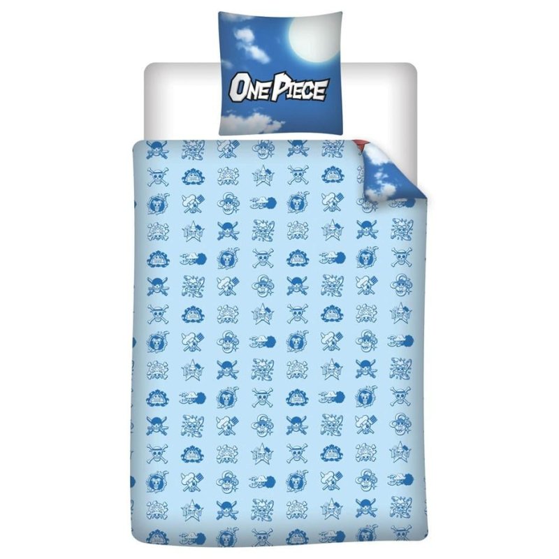 ONE PIECE - Parure de lit 140x200cm 65x65cm