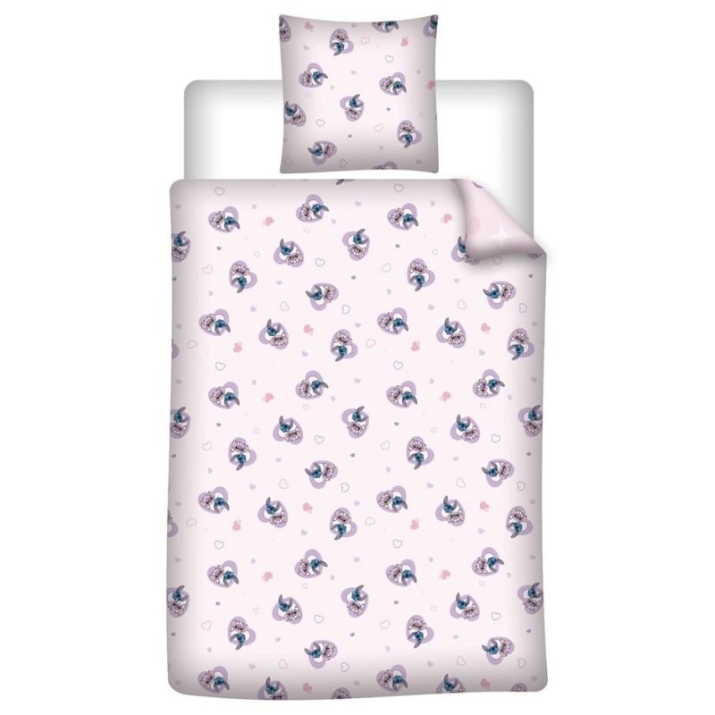 LILO & STITCH - Love - Parure de lit 140x200cm 65x65cm