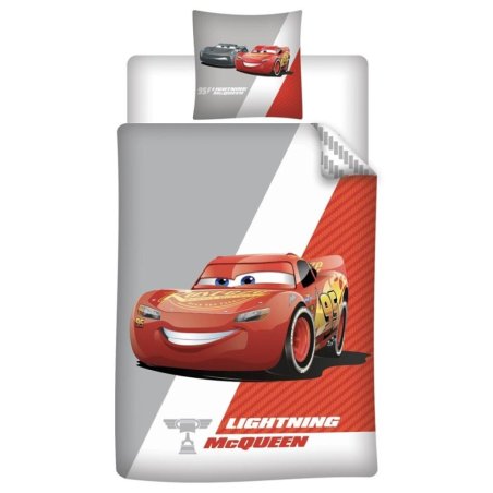 CARS - Flash McQueen - Parure de lit 140x200cm 65x65cm