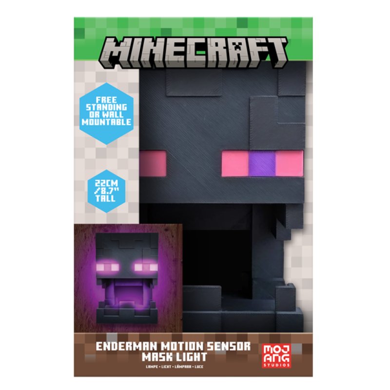 MINECRAFT - Enderman - Lampe Masque détecteru de mouvement