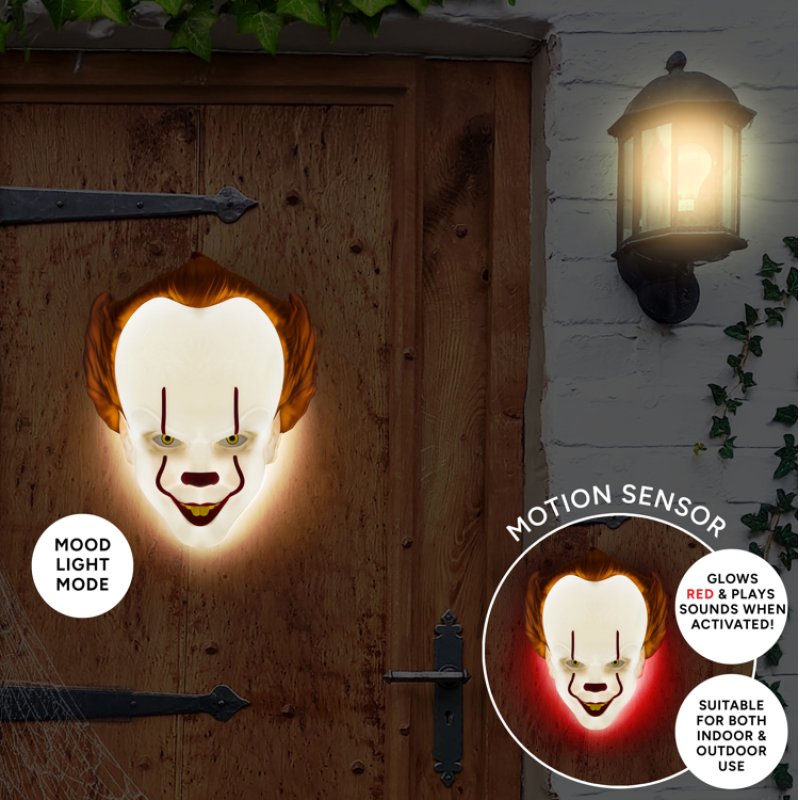 CA - Pennywise - Lampe Masque détecteru de mouvement