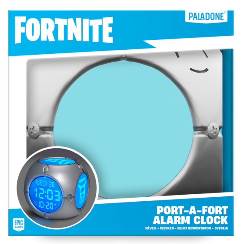 FORTNITE - Port-a-fort - Réveil Lumineux Icon 10.5cm