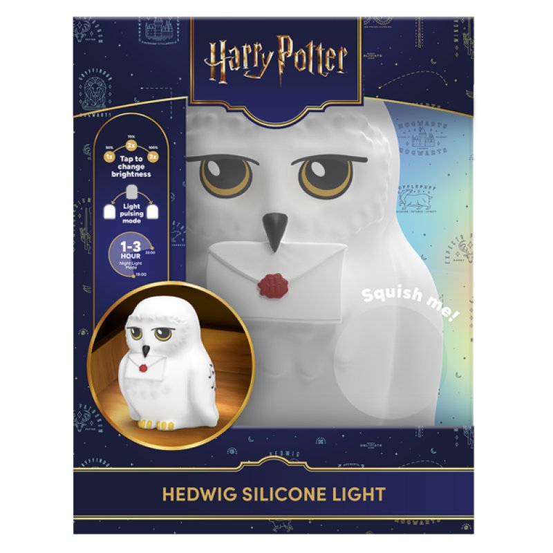 HARRY POTTER - Hedwige - Lampe Décorative 'SquishyGlo' Rechargeable