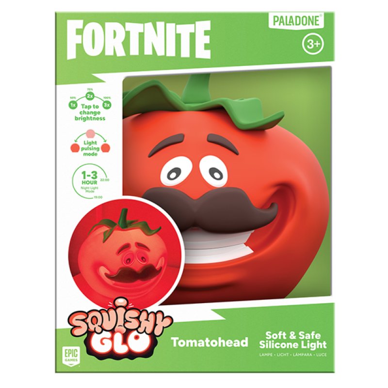 FORTNITE - Tomatohead - Lampe Décorative 'SquishyGlo' Rechargeable