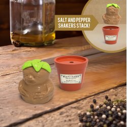 HARRY POTTER - Mandrake & Plant pot - Set Salière et Poivrière
