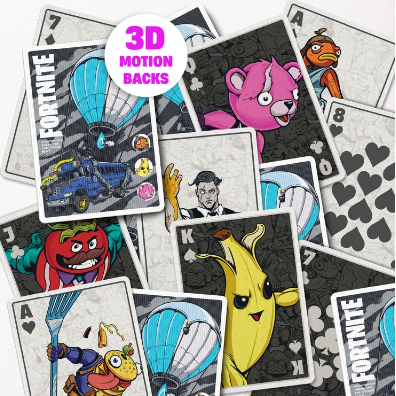 FORNITE - Jeu de Cartes 3D