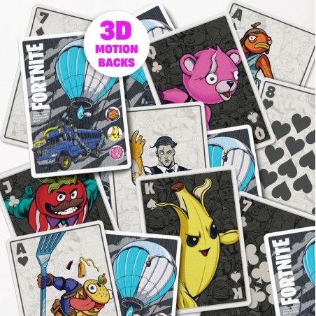 FORNITE - Jeu de Cartes 3D