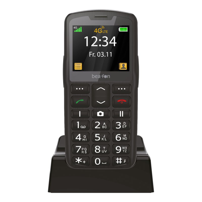 Beafon SL260 LTE 5,59 cm (2.2") 90 g Noir, Argent Téléphone numérique