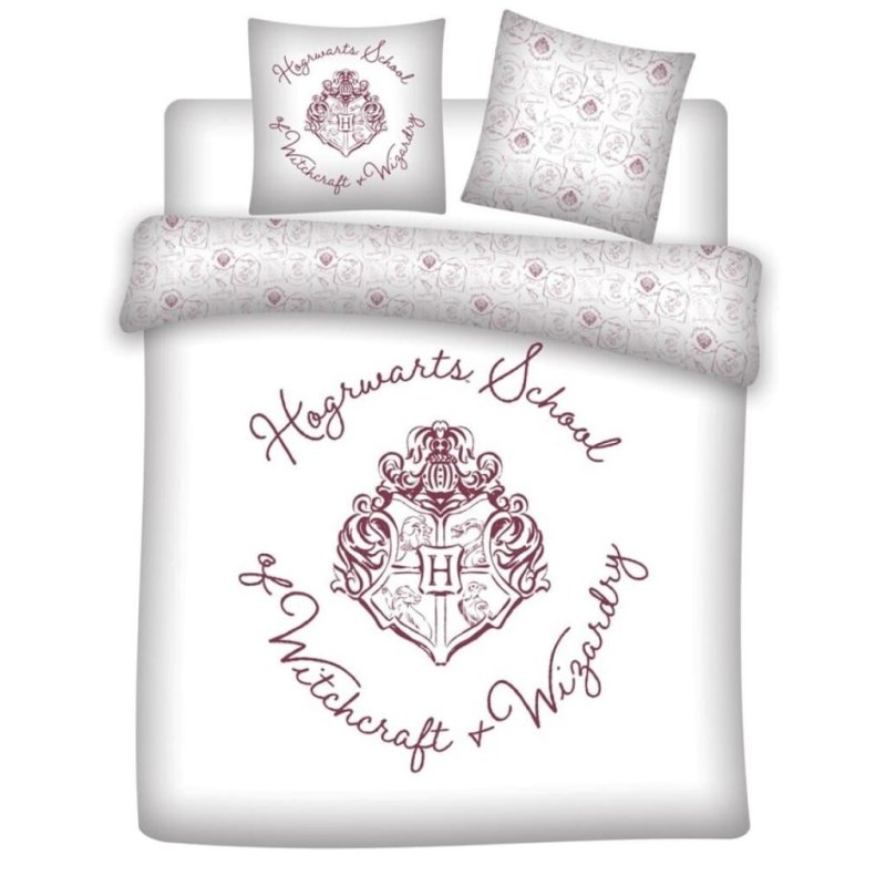 HARRY POTTER - Poudlard - Parure de lit 240x220cm 2x65x65cm