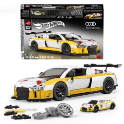 Mattel Brick Shop Hot Wheels-Coffret de Construction Audi R8 LMS de 2015-820 pièces