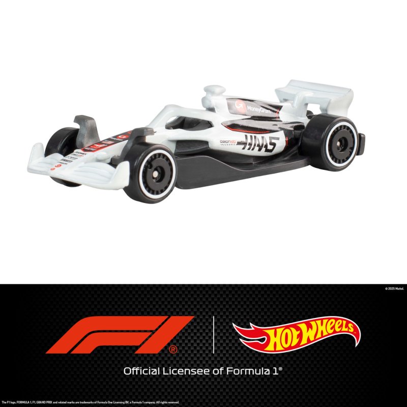 Hot Wheels Formula 1 5-Pack, Set of 5 Die-Cast Toy F1 Cars in 1:64 Scale