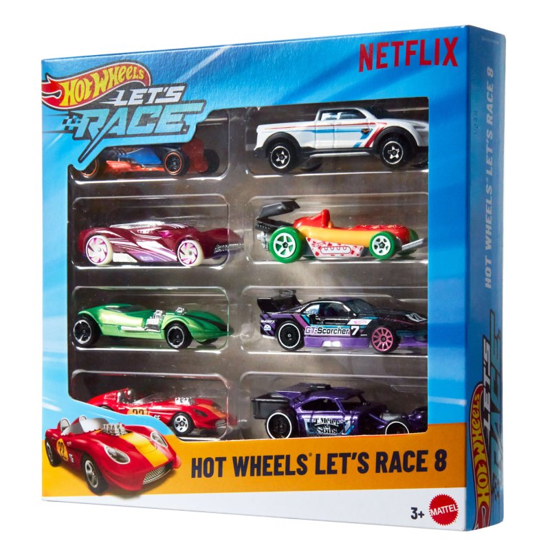 Hot Wheels Hot Wheels- Coffret 5 Véhicules Let’s Race-Véhicules échelle 1/64