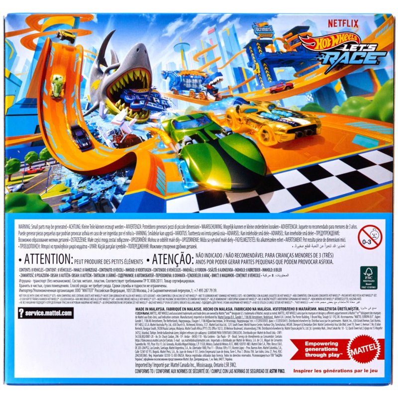 Hot Wheels Hot Wheels- Coffret 5 Véhicules Let’s Race-Véhicules échelle 1/64