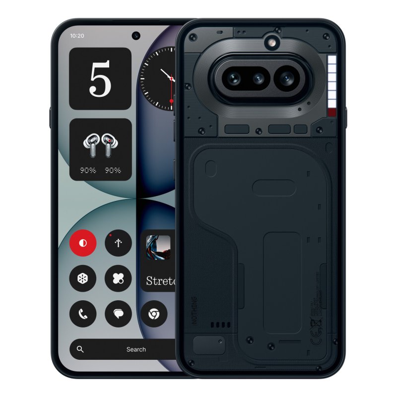 Nothing 4a 17,2 cm (6.78") Double SIM Android 16.0 5G 12 Go 256 Go 5080 mAh Noir