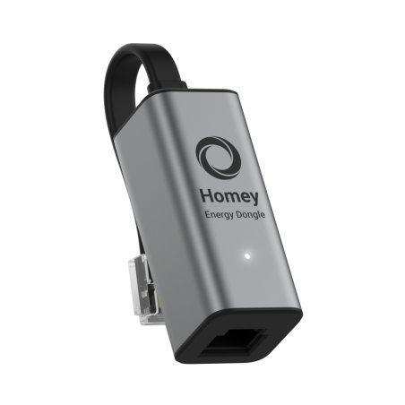 Homey Energy Dongle Verbinde deinen intelligenten Zähler mit Homey, und überwache den Energieverbrauch des Hauses