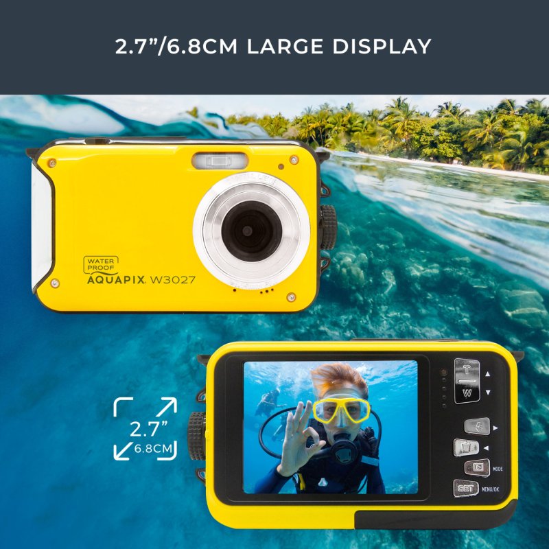 Easypix Aquapix W3027 Wave yellow